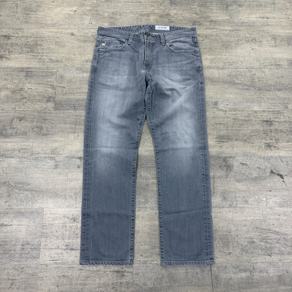 Adriano Goldschmied AG-ED‎ Jeans Mens 34 Gray Graduate Tailored Leg Denim Casual